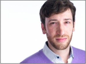 Dylan Stein, licensed acupuncturist, in the Midtown Manhattan clinic